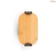 Marmita Hermética Personalizada em PP com Tampa de Bambu – H940390