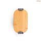 Marmita Hermética Personalizada em PP com Tampa de Bambu – H940390