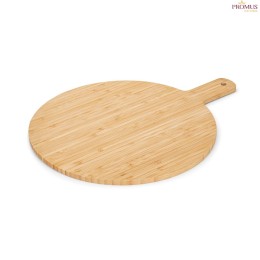 Tábua de Servir Personalizada em Bambu Redonda para Pizza – H940393