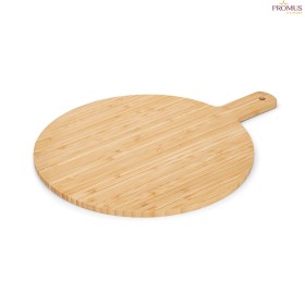 Tábua de Servir Personalizada em Bambu Redonda para Pizza – H940393