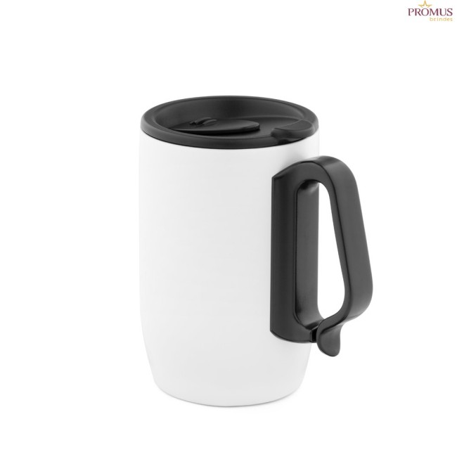 Caneca Térmica de Viagem Personalizada 400ml Aço Inox H940434