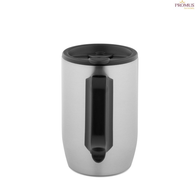Caneca Térmica de Viagem Personalizada 400ml Aço Inox H940434