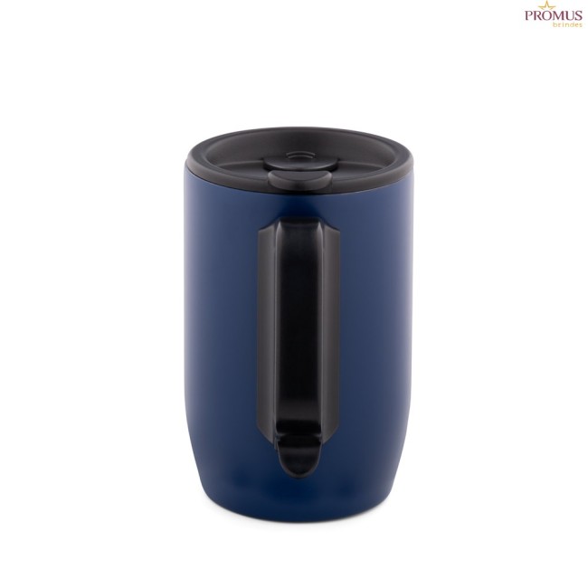 Caneca Térmica de Viagem Personalizada 400ml Aço Inox H940434