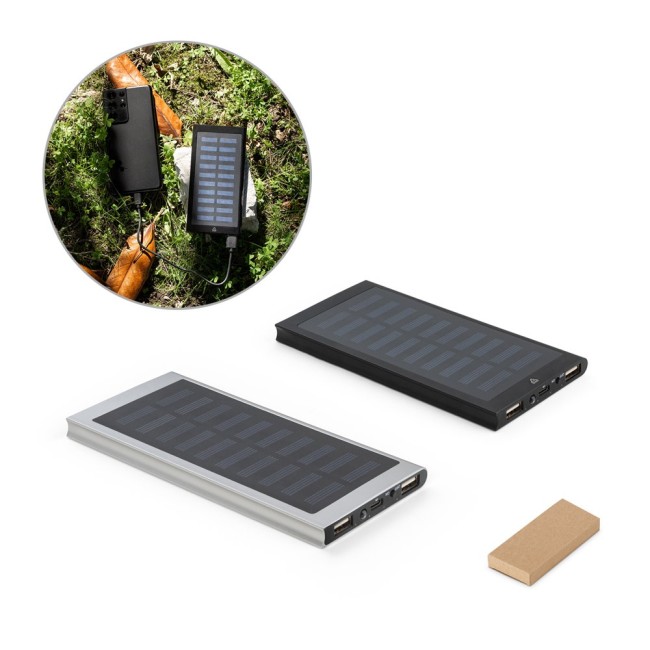Bateria portátil em alumínio 100% reciclado 8.000 mAh Personalizada H970137
