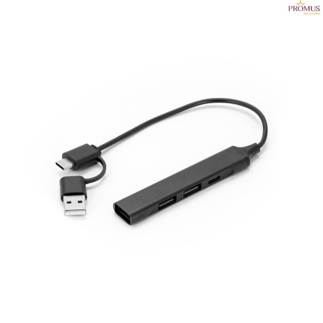 Hub USB Multifuncional Personalizado rPET/rAL H970221