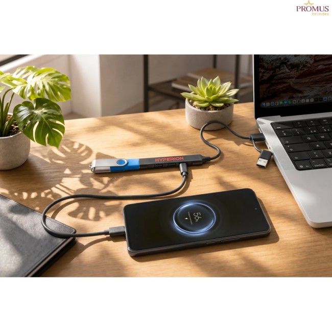 Hub USB Multifuncional Personalizado rPET/rAL H970221