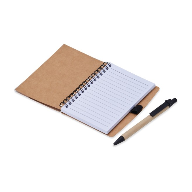 Bloco de anotações com autoadesivos e caneta Personalizado para Brindes H2507