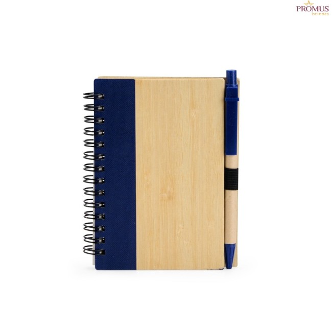 Caderno Ecológico com Caneta Personalizado - H3209