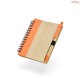 Caderno Ecológico com Caneta Personalizado - H3209