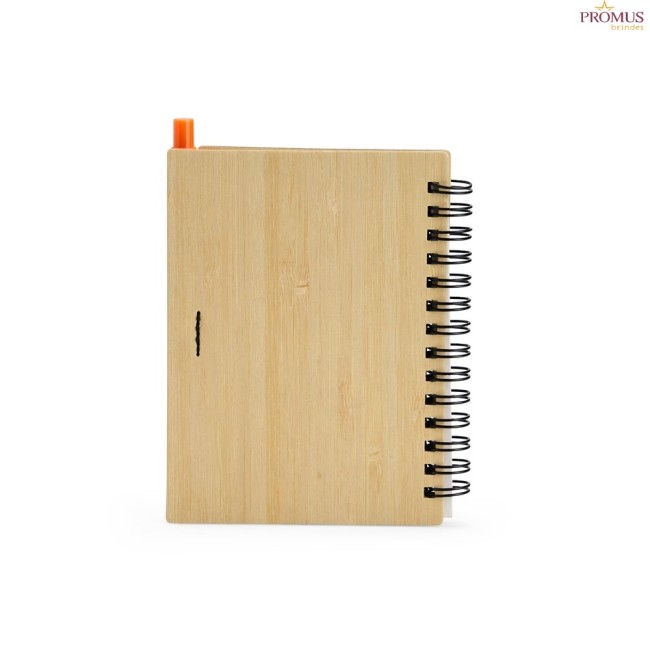 Caderno Ecológico com Caneta Personalizado - H3209