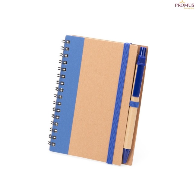 Caderno Ecológico com Caneta Personalizado - H3809
