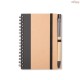 Caderno Ecológico com Caneta Personalizado - H3809
