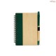 Caderno Ecológico com Caneta Personalizado - H3209