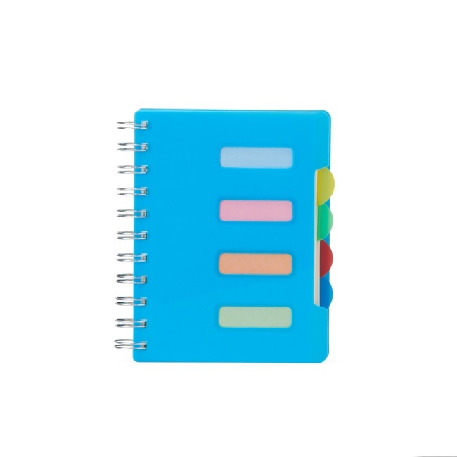 Caderno Pequeno com Divisórias Personalizado Com Logotipo H2582