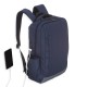 Mochila de nylon com compartimento principal com bolso para notebook Personalizada H1850