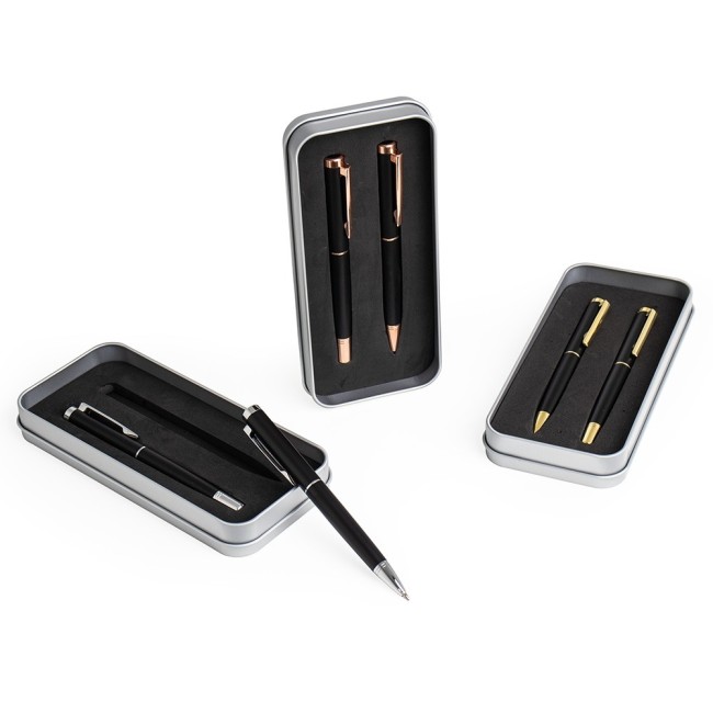 Kit Canetas Executivas Personalizadas para Brindes H3035