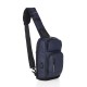 Mochila de ombro com entrada USB lateral Promocional com Logo H2029