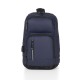 Mochila de ombro com entrada USB lateral Promocional com Logo H2029