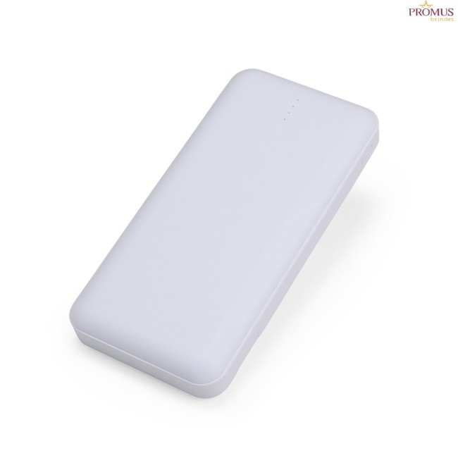 Power Bank 10.000mAH com Lanterna e Multisaídas Personalizado - H3308