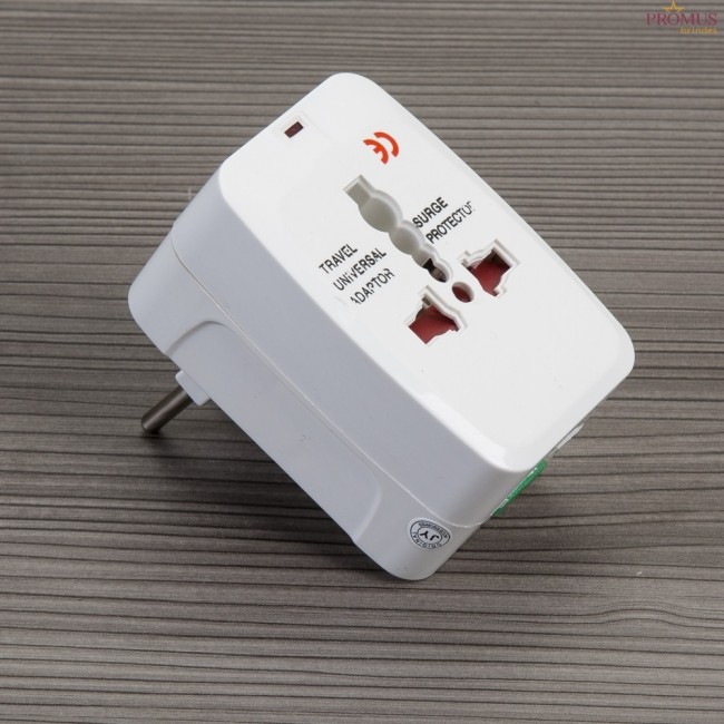 Adaptador Universal de Tomadas Personalizado para Brindes H615
