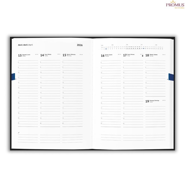 Agenda B5 em PU Personalizada H660218
