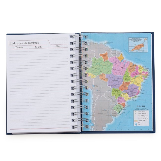 Agenda Diária Wire-o Personalizada para Brinde H1756