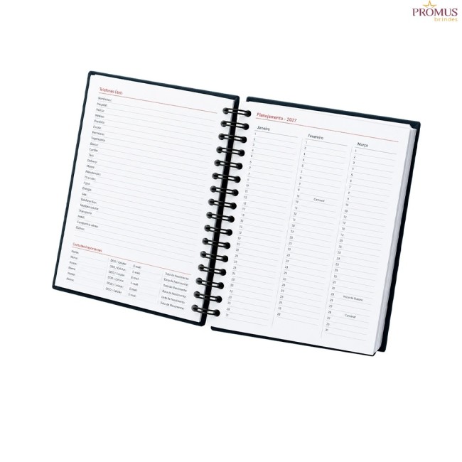 Agenda Diária 2027 Personalizada - H3964