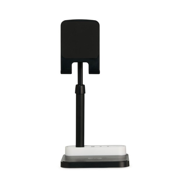 Base de carregamento com suporte celular e luminária H2918