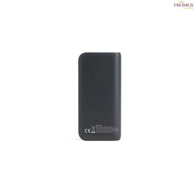 Bateria Portátil em ABS 100% Reciclado Personalizada