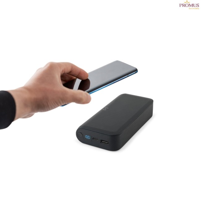 Bateria Portátil em ABS 100% Reciclado Personalizada