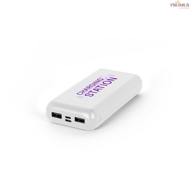 Bateria Portátil em ABS 100% Reciclado Personalizada para Brindes H970199