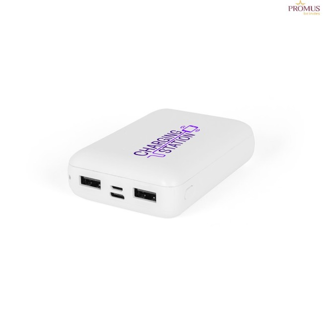 Bateria Portátil em ABS Reciclado Personalizada H970198