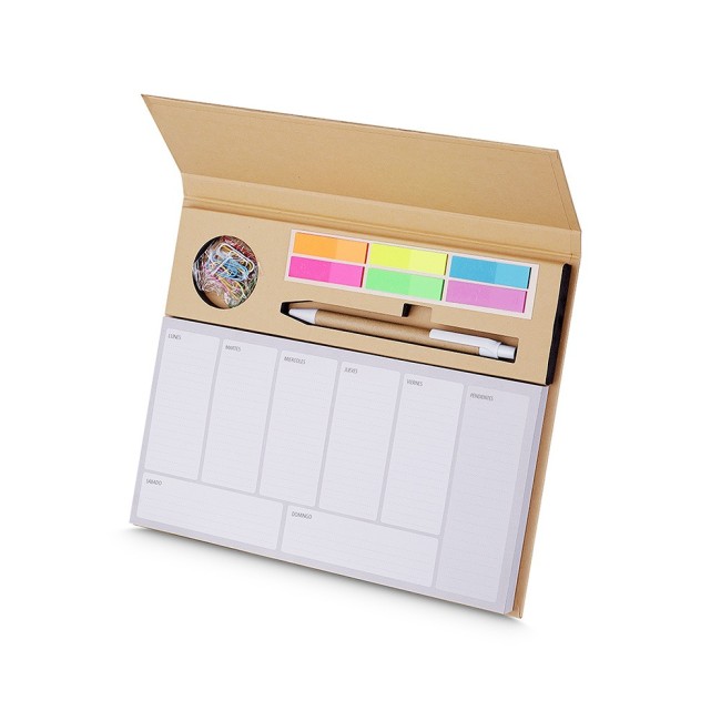 Bloco de Anotações com Planejamento Semanal Personalizado H3158