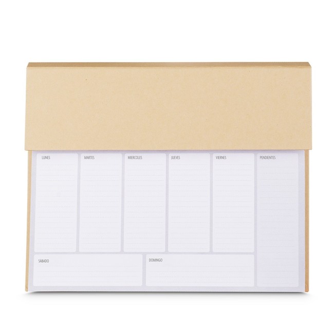 Bloco de Anotações com Planejamento Semanal Personalizado H3158