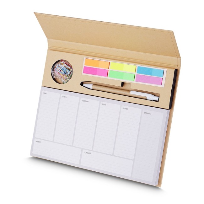 Bloco de Anotações com Planejamento Semanal Personalizado H3158