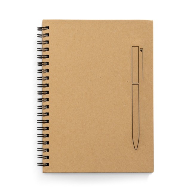 Bloco de anotações em material reciclado Personalizado H930419
