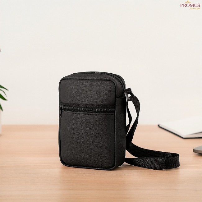 Bolsa de Ombro Couro Sintético Personalizada - H3644
