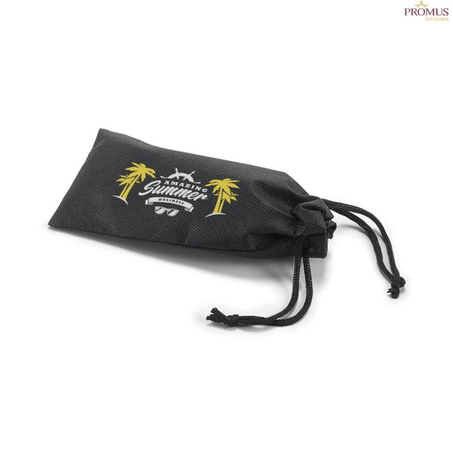 Bolsa para Óculos em Non-Woven 80 g/m² com Cordão Personalizada H920853