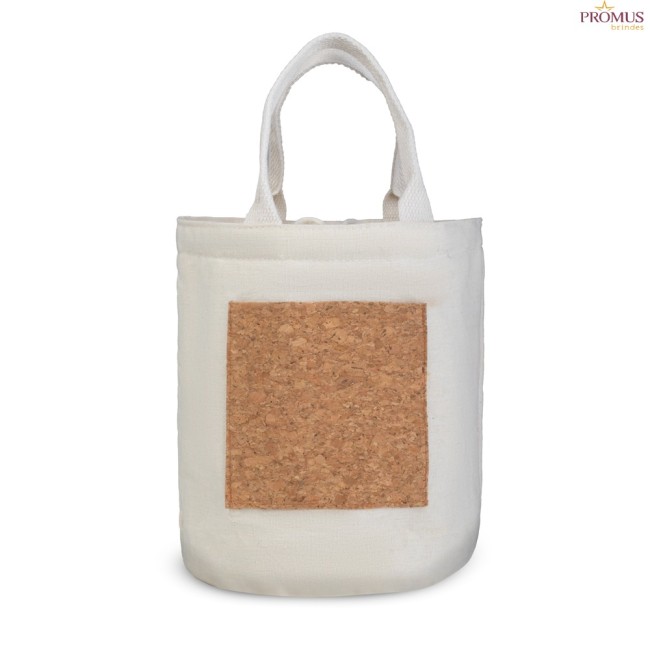 Bolsa Térmica em Algodão e Cortiça Personalizada - H3799