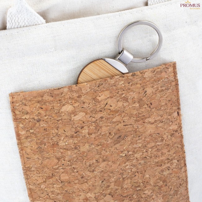 Bolsa Térmica em Algodão e Cortiça Personalizada - H3799