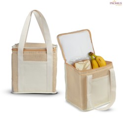 Bolsa Térmica em Algodão e Jutá Sintética Personalizada - H3742
