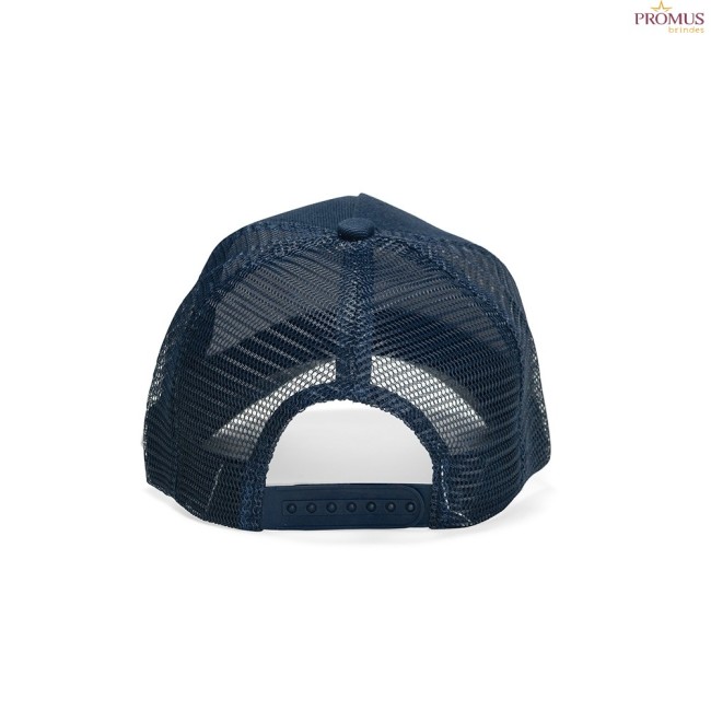 Boné Poliéster Aba Curva Com Tela Personalizado - H3920