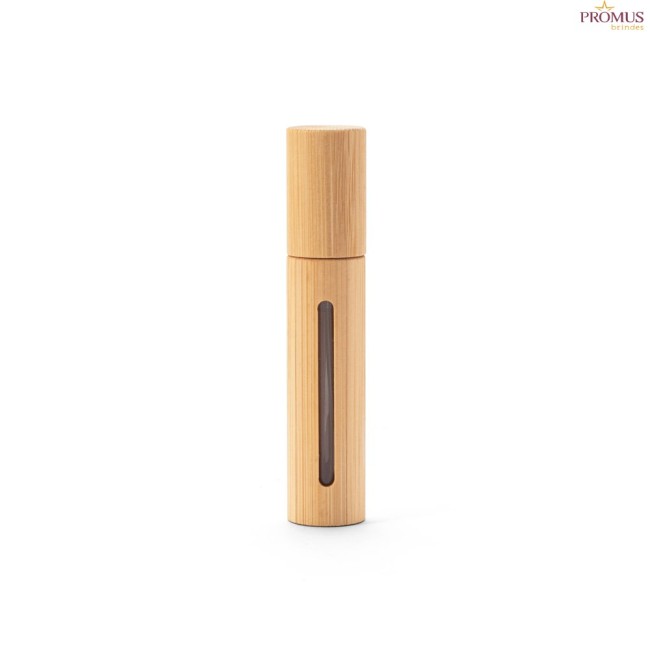 Borrifador de Perfume Recarregável em Bambu Natural 10 mL Personalizado H950114
