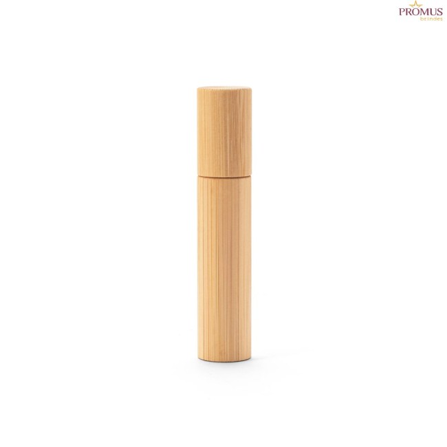 Borrifador de Perfume Recarregável em Bambu Natural 10 mL Personalizado H950114