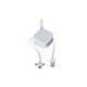 Cabo de dados usb retrátil 3 em 1 Personalizado para Brindes H2883