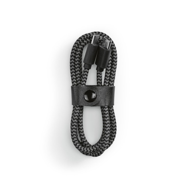 Cabo USB-C de Carregamento Rápido em PET Personalizado H970174
