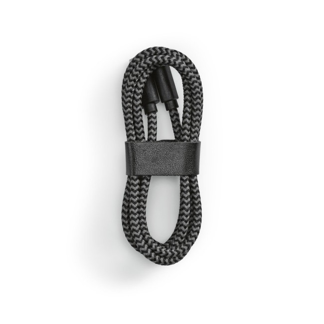 Cabo USB-C de Carregamento Rápido em PET Personalizado H970174
