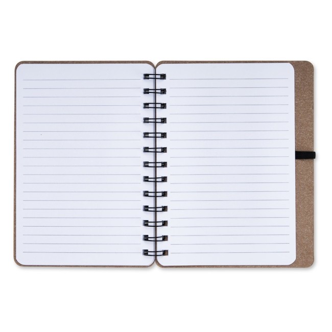 Caderneta Kraft B6 com Porta Caneta Personalizada H2686