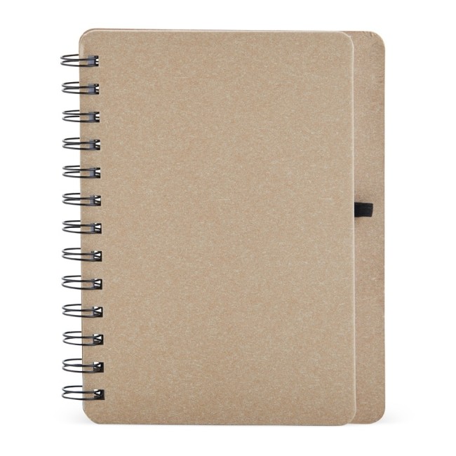 Caderneta Kraft B6 com Porta Caneta Personalizada H2686