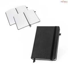 Caderno A5 2 em 1 com Agenda Integrada em PU à Base de Água Personalizado H930669